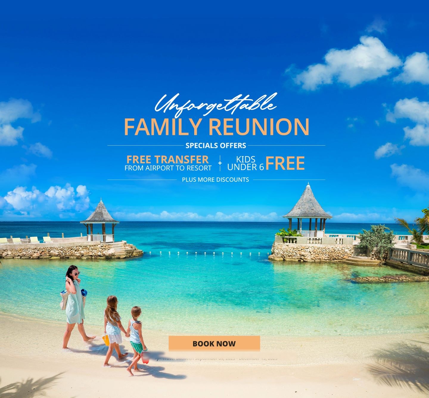 Unforgettable Family Reunion special offers: free airport transfer and kids under 6 free at SeaGarden Beach Resort