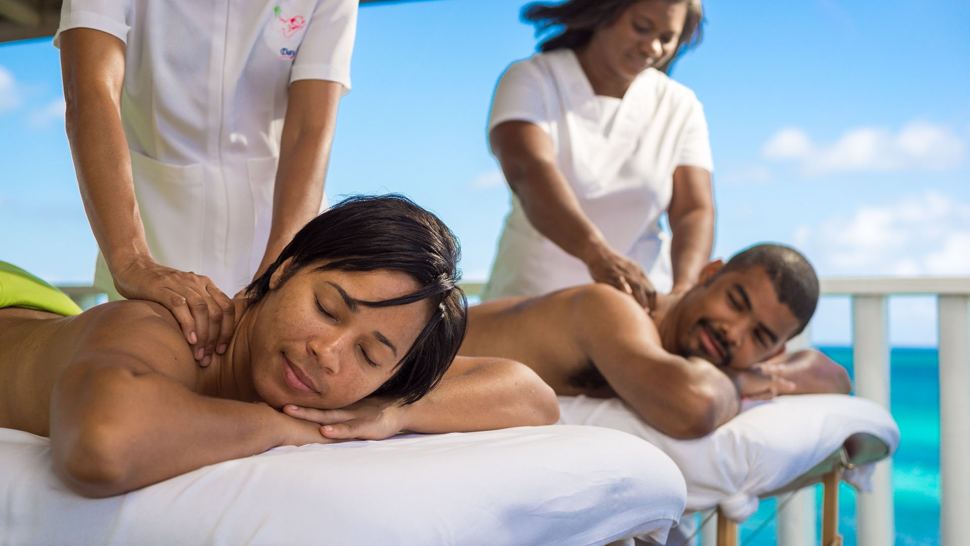 A seaside massage at SeaGarden Beach Resort
